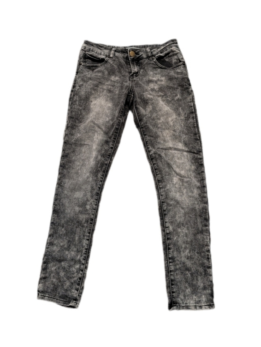 Twentyone Black By Rue 21 Acid Wash Gray Skinny Jeans 5/6
